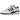 Adidas Forum Low White Black sneakers i sidoprofil med vit läderöverdel, svarta detaljer, klassisk snörning och platt gummisula
