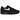 Nike Air Max 1 Black White Swoosh sneakers i klassisk sidoprofil med svart läder-ovandel, vit swoosh-logotyp och synlig Air-enhet i sulan