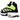 Nike Air Max Sunder Volt Black sneakers i en vinklad profilvy med den karaktäristiska neongula ovandelen och svarta dragkedjedetaljer
