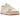 Nike Dunk Low Next Nature Soft Yellow Alabaster sneakers sidoprofil med pastellgula överdrag, vit läderbas och gummisula