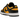 Nike Dunk Low Reverse Goldenrod sneakers i sidovy med svarta läderöverlägg, gula detaljer och vit mellansula för en klassisk estetik.
