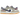 Nike SB Dunk Low Rayssa Leal sneakers i en vinklad profilvy med lila detaljer, mönstrad swoosh och en vit yttersula i gummi