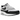 Nike Air Max 1 Essential White Pure Platinum Black sneakers i sidovy med vit mesh, grå detaljer, svart swoosh och vit mellansula med synlig Air-enhet.