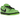 Nike SB Dunk Low The Powerpuff Girls Buttercup sneakers i sidoprofil med grön satinovandel, svart swoosh och matchande mörk gummisula
