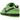 Nike SB Dunk Low The Powerpuff Girls Buttercup sneakers i profil med grön ovandel, matchande skosnören, tjock vadderad plös och svart sula