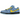 Nike SB Dunk Low The Powerpuff Girls Bubbles sneakers i sidovy med ljusblå ovandel, gul swoosh och matchande sula.