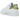 Adidas Stan Smith White Gold Metallic sneakers sedda från sidan med vit läderovandel, guldfärgad hälkappa och perforerad logotyp.