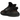 Yeezy Boost 350 V2 MX Rock sneakers i en vinklad profil, uppvisande den mörka Primeknit-ovandelen med abstrakta vita och bruna mönster samt svart sula