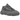 Adidas Yeezy 500 Granite sneakers i en vinklad vy, som visar den grå ovandelen i mocka, meshdetaljer i flera lager och den robusta grova yttersulan.