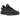 Adidas Yeezy Boost 350 V2 Mono Cinder sneakers i svart färg, vinklad profilvy med karakteristisk Primeknit-ovandel och halvgenomskinlig sula