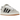Adidas Campus 00s Crystal White Core Black sneakers i sidoprofil med vit överdel i läder, svarta ränder och breda skosnören