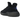 adidas Yeezy Boost 350 V2 Dazzling Blue sneakers i sidovy med svart Primeknit-ovandel, kontrasterande blå rand och en detaljerad sula.