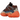 Adidas Yeezy 500 Enflame sneakers i sidoprofil med kraftig sula, orangea mockadetaljer och gråa mesh-partier