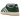 Adidas Campus 00s Green White sneakers i vinklad profil med grön mockaöverdel, vita läderdetaljer och breda platta skosnören