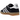 Adidas Gazelle Black White Gum sneakers i klassisk sidoprofil med svart ovandel i mocka, vita läderränder och brun gummisula