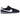 Nike Cortez TXT Midnight Navy sneakers i sidoprofil med mörkblå textilöverdel, vita detaljer, swoosh och ikonisk gummisula med sicksackmönster