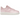 Nike Air Force 1 Low '07 Next Nature Pink Foam sneakers i sidoprofil med ljusrosa läderöverdel, vit sula och det klassiska Swoosh-logotypen.