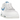 Nike Air Force 1 Low Evo White University Blue sneakers i sidoprofil med vit ovandel, blå detaljer och en synlig Air-enhet i mellansulan.