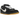 Nike Dunk Low Pro SB Black White Gum sneakers i sidoprofil med svart läderöverdel, vit swoosh och klassisk gummisula.