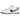 Nike SB Dunk Low White Black sneakers i sidoprofil med klassisk vit läderbas, svarta detaljer och en slitstark yttersula för en stilren look.