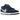 Nike SB Dunk Low Deep Royal Blue sneakers sedda från sidan med kungsblå mockaöverdrag, vita läderdetaljer och slitstark gummisula