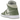 Air Jordan 1 Mid SE Sea Glass Oil Green sneakers i vinklad vy, med mjuka gröna läderdetaljer, vita skosnören och en klassisk yttersula i gummi