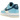 Nike Air Force 1 Low '07 Aquarius Blue Coconut Milk sneakers i sidoprofil, med en ljusblå ovandel, cremefärgad swoosh och klassisk vit mellansula.