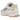 Nike P-6000 Premium Summit White sneakers vinklad vy med ovandel i vitt läder, beige detaljer, löparinspirerad sula och metallisk swoosh.