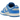 Nike Dunk Low Detroit Lions sneakers i sidovy med detaljer i blått och grått läder, vit mellansula och gummisula för en klassisk basketstil