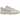 Nike Dunk Low Retro Soft Pearl Cream sneakers i sidoprofil, med en krämfärgad läderöverdel, grå detaljer och en vit mellansula med tydliga sömmar.