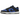 Nike Dunk Low Hyper Royal sneakers i vinklad profil med kungsblå läderöverdrag, vit bas och ikoniskt Swoosh-logo på sidan