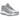 Nike Air Max Dn8 Wolf Grey Metallic Silver sneakers i en vinklad profil med grå mesh-ovandel, silverfärgade detaljer och synlig Air-dämpning i sulan