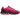 Nike Air Max Dn8 Laser Fuchsia Black sneakers i profilvy med intensivt fuchsia ovandel, svart sula och synlig Air-dämpning i hälen.