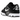 Nike Air Force 3 Low SP Nigo Black White sneakers sedda från sidan med ovandel i svart läder, vita detaljer och tjock vit mellansula