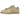 Nike SB Dunk Low Pro B Parachute Beige sneakers i profil med ovandel i beige mocka, brun swoosh-logotyp och vit mellansula med klassisk yttersula.