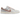 Nike Dunk Low Retro SE Pure Platinum Phantom Pale Ivory Fossil Rose sneakers sidoprofil med grå ovandel, vit sula och rosa swoosh-logotyp