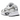 Nike V5 RNR White Vast Grey College Grey Black sneakers i en vinklad vy med vit mesh, grå detaljer och en robust svart gummisula