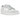 Nike Dunk Low Summit White Photon Dust sneakers i sidoprofil med detaljer i vitt läder, grå swoosh-logotyp och en klassisk platt sula.