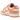 Nike Dunk Low Next Nature Apricot Agate sneakers sedda från sidan med rosa detaljer, vit mellansula och klassisk Nike Swoosh i läder.