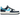 Nike Air Force 1 Low '07 Armory Navy Baltic Blue sneakers sedda från sidan med marinblå ovandel, ljusblå Swoosh och vit mellansula i klassisk stil.