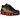 Nike Shox TL Volt Fire Red sneakers i sidoprofil med svart ovandel, slående neonfärgade detaljer och den karakteristiska stötdämpande Shox-sulan