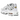 Nike Air Max Plus SE White Metallic Silver sneakers i en vinklad vy med vit ovandel, metalfärgade detaljer och synlig Air-dämpning i sulan.