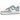 Nike Air Force 1 Low '07 Next Nature Wolf Grey University Blue sneakers i sidoprofil med grå läderovandel, ljusblå swoosh och klassisk vit sula