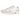 Nike Air Max 1 86 Jacquemus White sneakers i vinklad vy med vit ovandel, snören och synlig Air-enhet i sulan