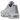 Nike Air Max 95 Big Bubble Wolf Grey sneakers i sidoprofil med de ikoniska lagren i grå toner, vita skosnören och synlig Air-dämpning i sulan