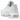 Nike Air Max 95 OG Big Bubble Triple White sneakers i sidoprofil med vit ovandel i mesh, lager-på-lager-design och den ikoniska tjocka Air-sulan