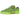 Adidas Forum Low The Grinch sneakers i sidoprofil med grön mockaöverdel, vita detaljer, röd hälkappa och vit yttersula