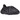 Yeezy Foam RNR Onyx sneakers i vinklad profil, gjorda i mörkgrått EVA-skum med karakteristiska ovala utskärningar över hela ovandelen.