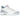 Air Jordan 3 Retro White Cobalt Bliss (GS) sneakers i vinklad vy med vit ovandel, ikoniskt elefantmönster, ljusblå detaljer och vit mellansula.