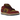 Nike SB Dunk Low Dark Team Red Olive Flak sneakers i sidoprofil med mörkröd ovandel och olivgrön swoosh